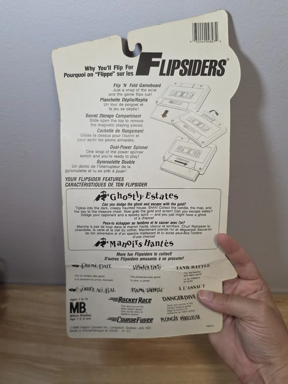 Vintage 1988 Milton Bradley Flipsiders Ghostly Estates Game New In Package RARE